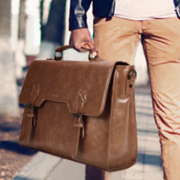 VINTAGE Messenger Bag for Men Coffee Brown, Brown or Black - Picture 13 of 16